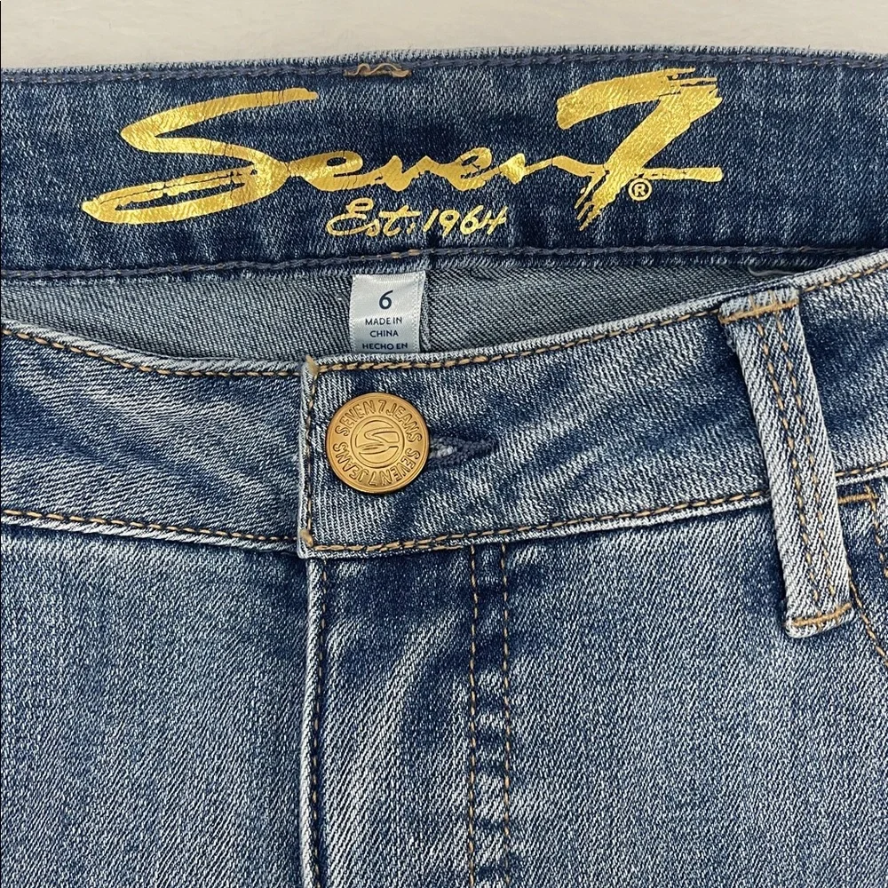 Seven7 Weekend Easy Fit Boyfriend Jeans Sz 6 - Picture 2 of 10